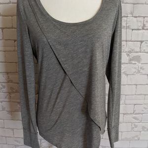 Long Sleeve Cross Front Blouse